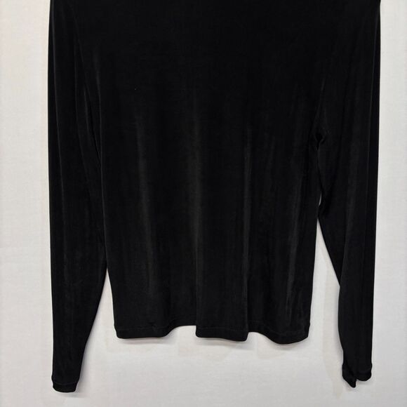 AHNI Women Long Sleeve Blouse Top Shirt Size 1 Acetate Blend C056 -20 - Picture 14 of 16